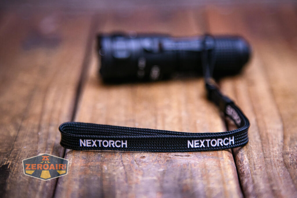 Nextorch TA21 portable tactical flashlight lanyard