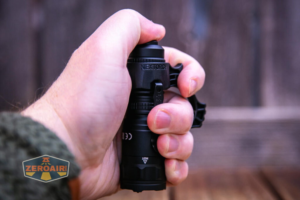 Nextorch TA21 portable tactical flashlight tactical grip