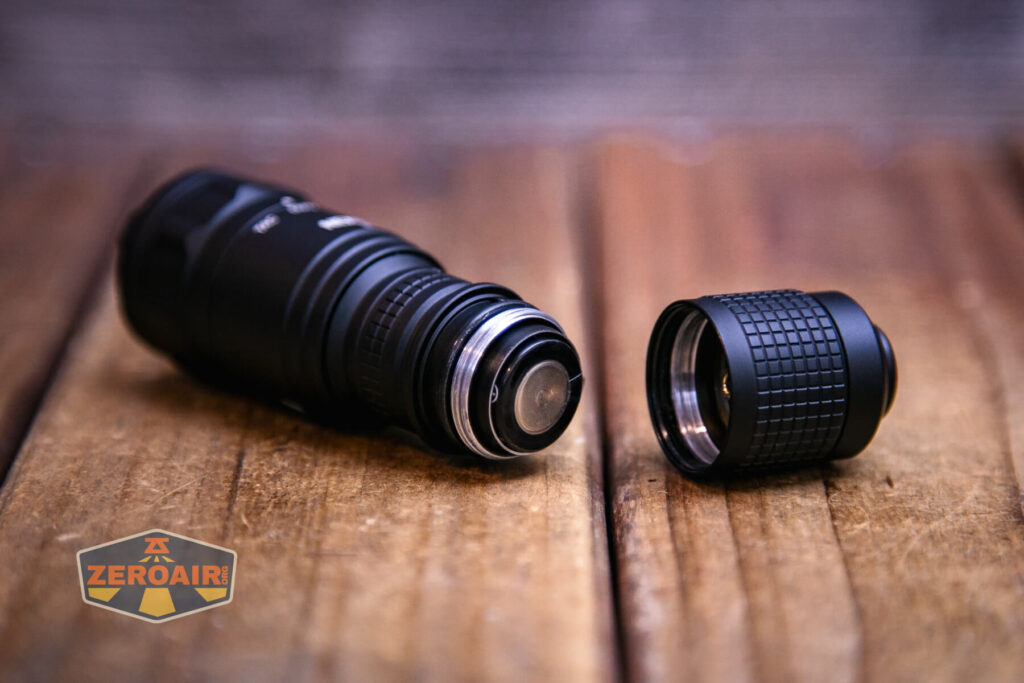 Nextorch TA21 portable tactical flashlight included 16340 cell installed