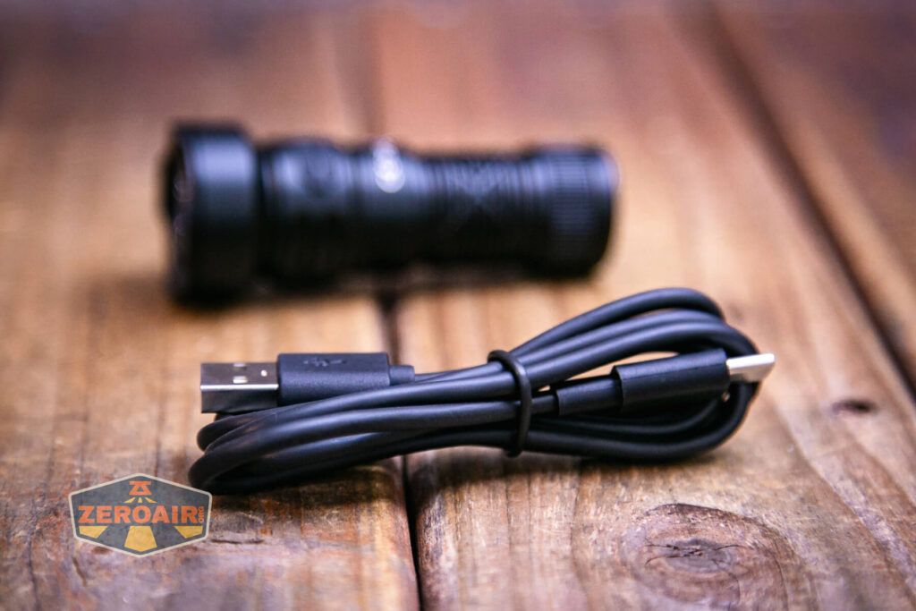 Sofirn SR20 Mini EDC flashlight charging cable