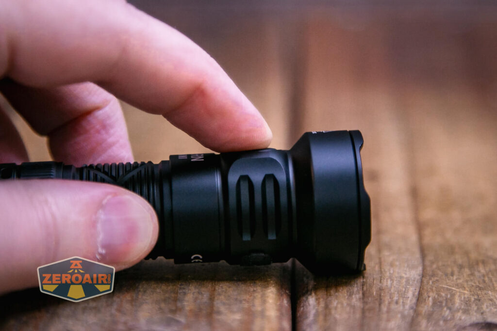 Sofirn SR20 Mini EDC flashlight e-switch actuation