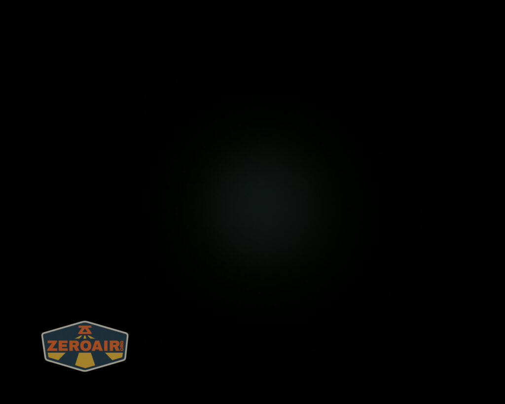 Sofirn SR20 Mini EDC flashlight beamshots on ceiling