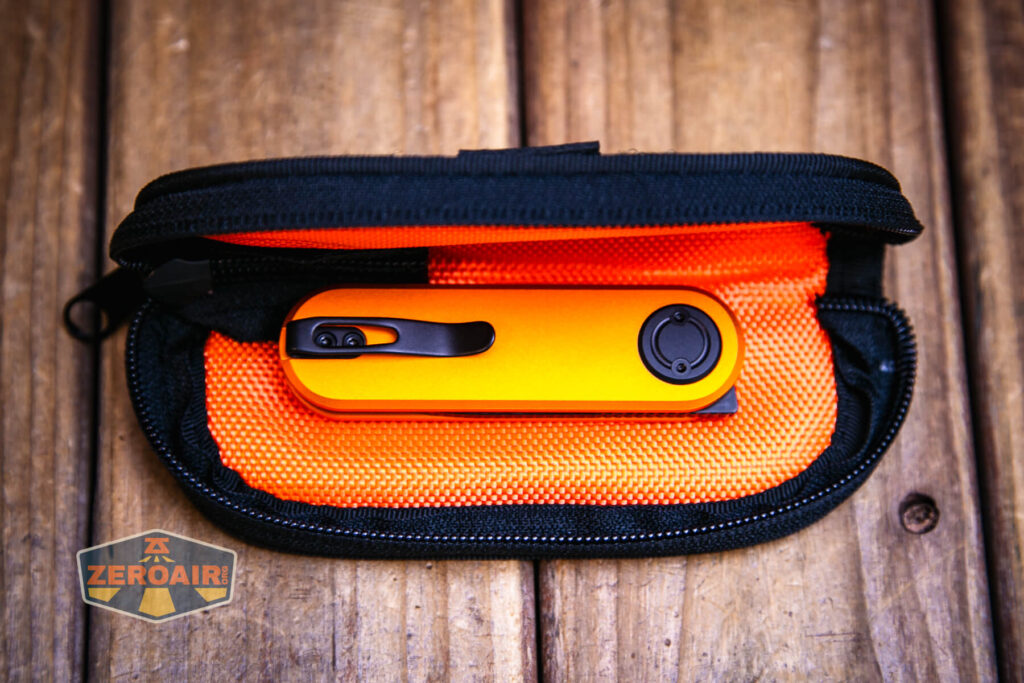 Vosteed Corgi V knife in pouch