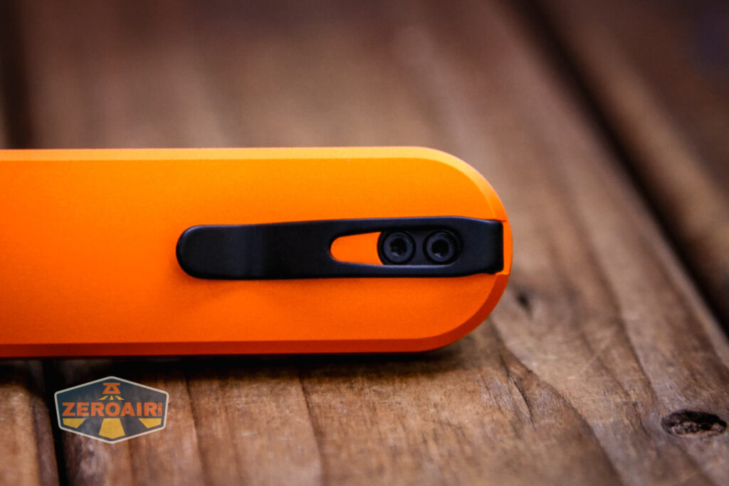 Vosteed Corgi V knife pocket clip detail