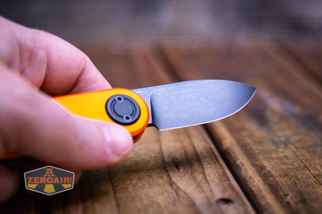 Vosteed Corgi V knife blade shape detail