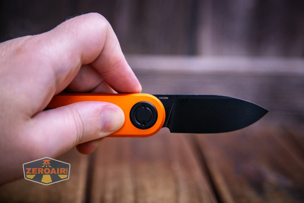 Vosteed Corgi V knife knife flipped open