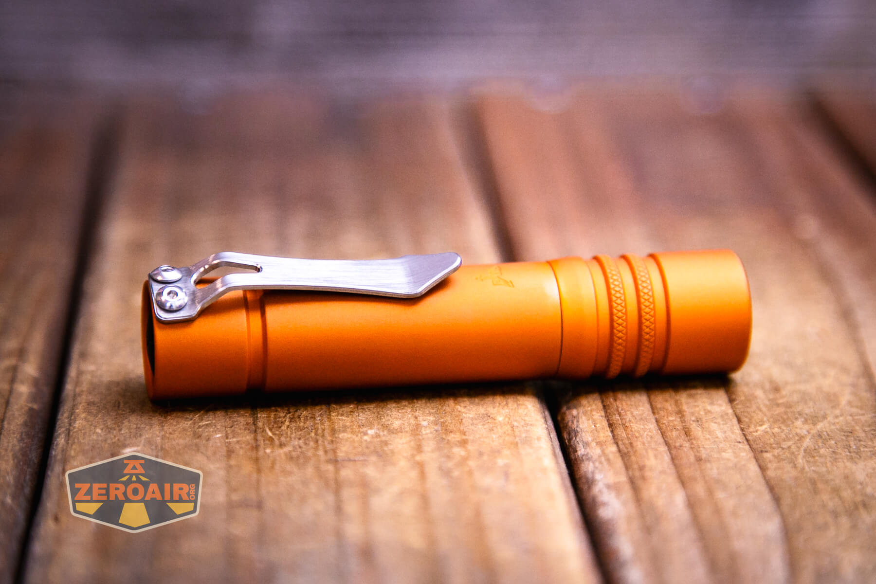 Focusworks EDC F3 Pumpkin Orange Flashlight Review - ZeroAir Reviews