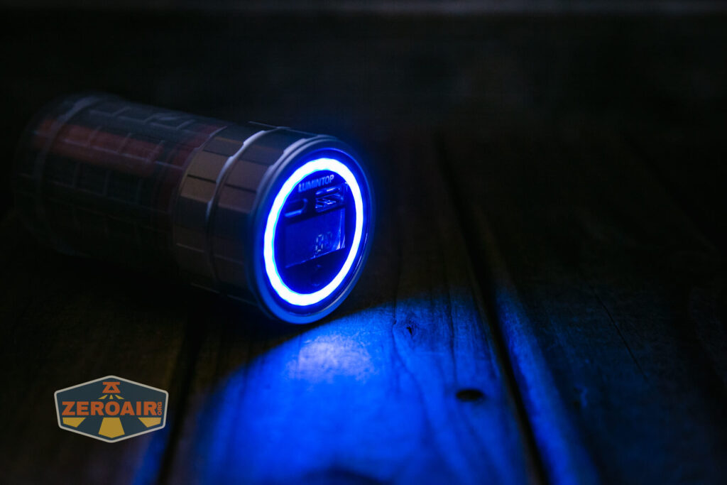 Lumintop Aurora flashlight powerbank various rgb output