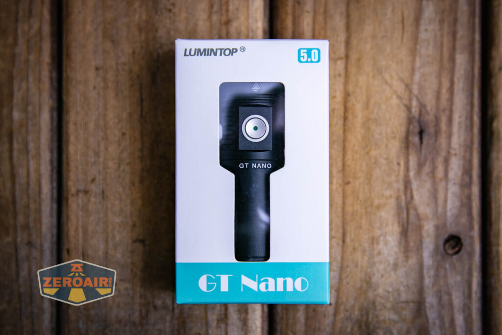 Lumintop GT Nano V5.0 flashlight box