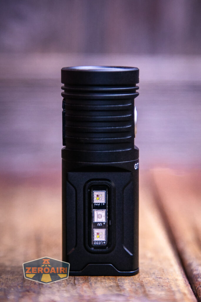 Lumintop GT Nano V5.0 flashlight showing all sides