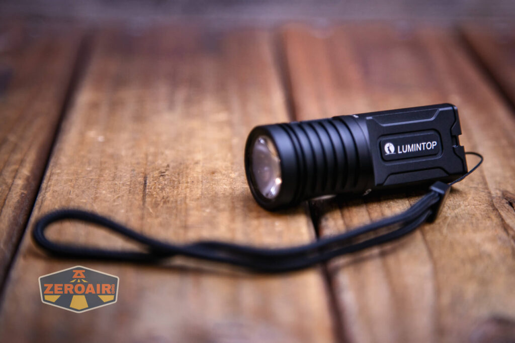 Lumintop GT Nano V5.0 flashlight with lanyard