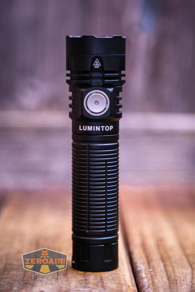 Lumintop W1 flashlight showing all sides