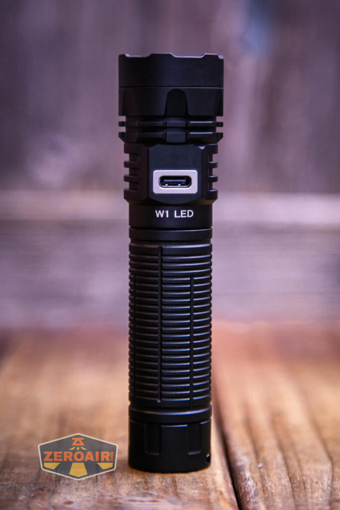 Lumintop W1 flashlight showing all sides