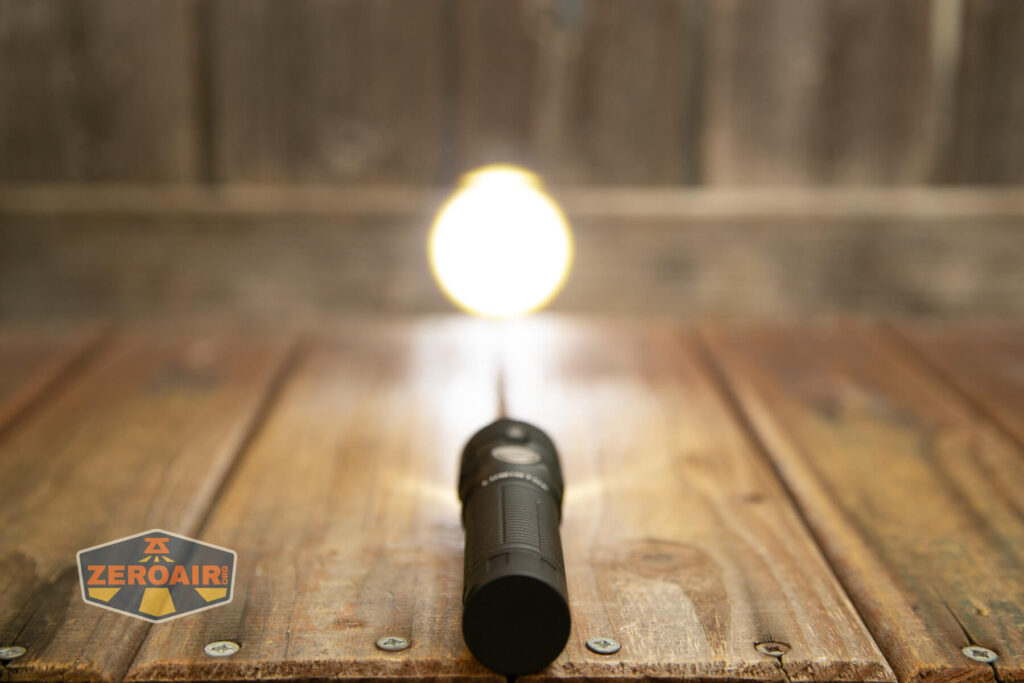 Lumintop W1 flashlight emitters on