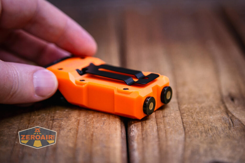 Maratac X-3 Gen II flashlight tail magnets