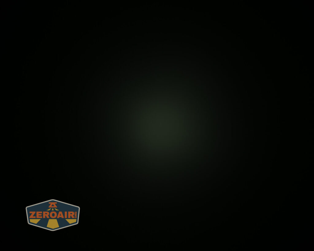 Maratac X-3 Gen II flashlight beamshots on ceiling