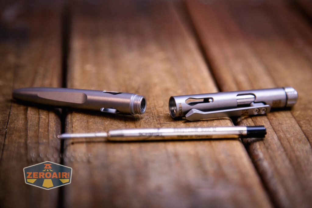 Nextorch NP11 Ti pen thread detail