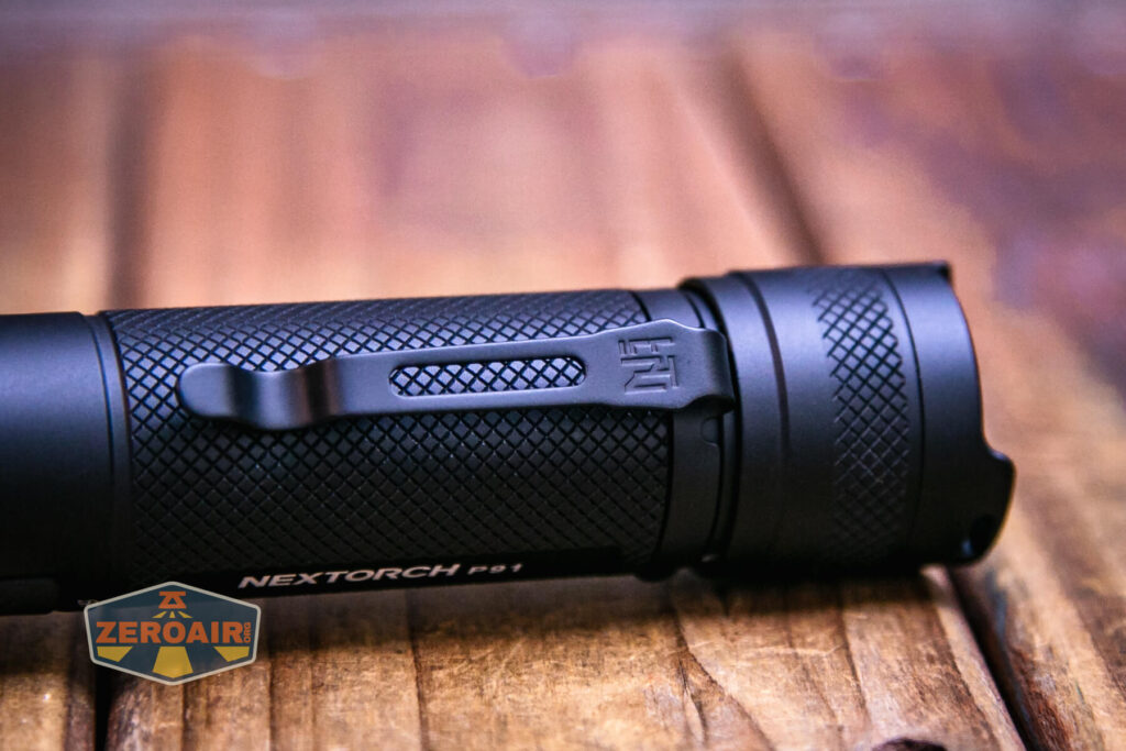 Nextorch P91 flashlight pocket cilp