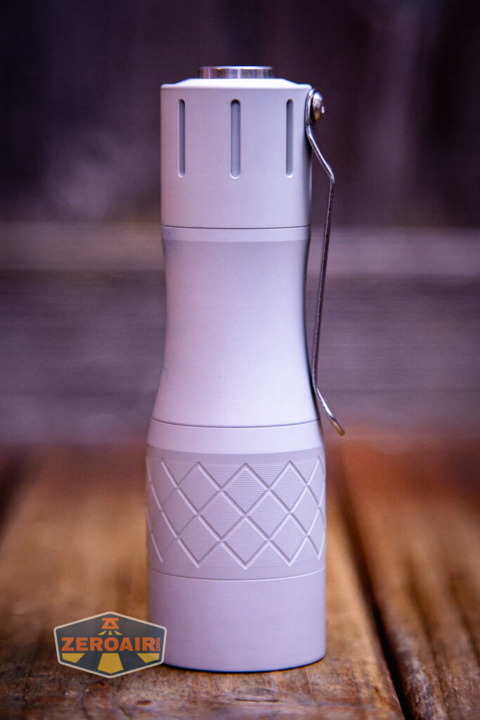 NLightD L3 LEP flashlight 18350 showing all sides