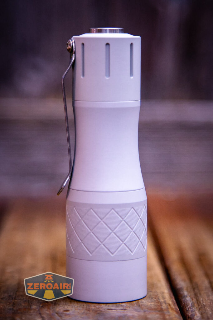 NLightD L3 LEP flashlight 18350 showing all sides