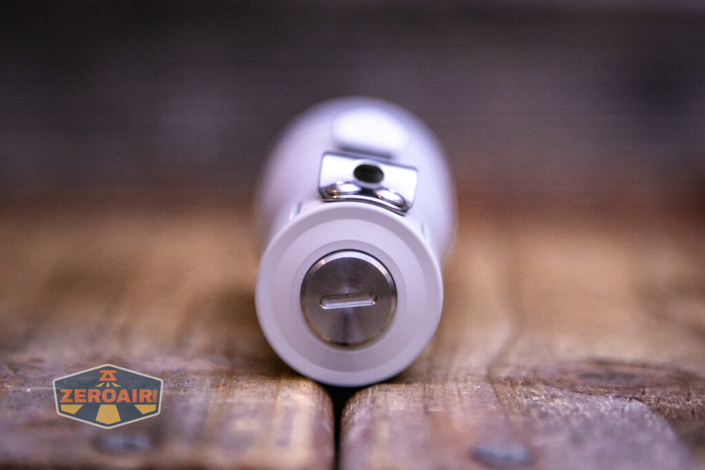 NLightD L3 LEP flashlight tritium tail switch