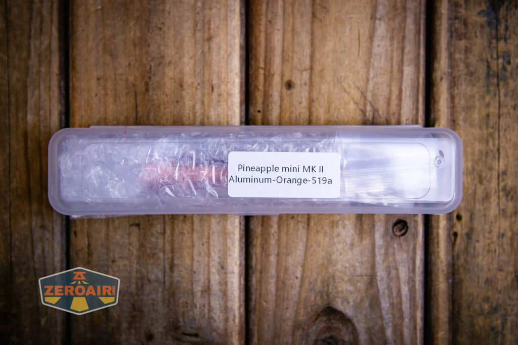 ReyLight Pineapple Mini Mk II flashlight package