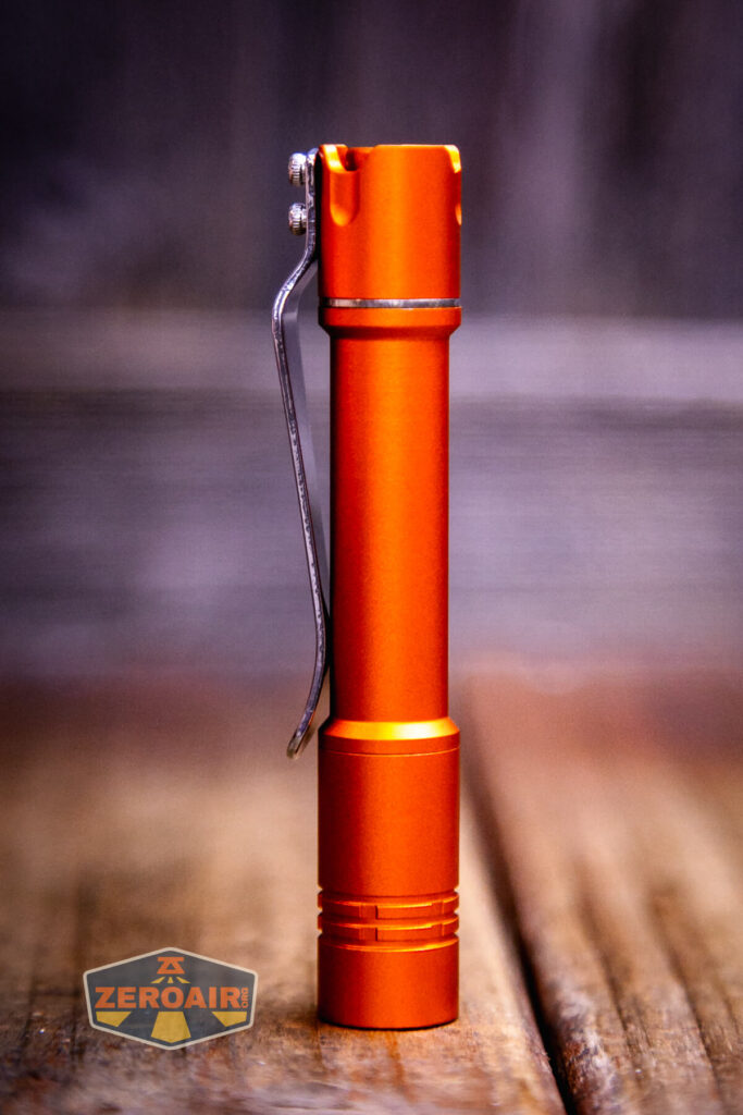 ReyLight Pineapple Mini Mk II flashlight showing all sides