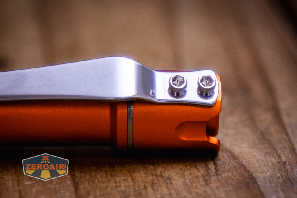 ReyLight Pineapple Mini Mk II flashlight screw pocket clip