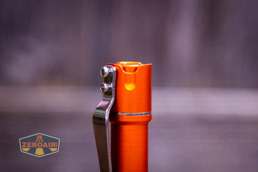 ReyLight Pineapple Mini Mk II flashlight tail switch profile