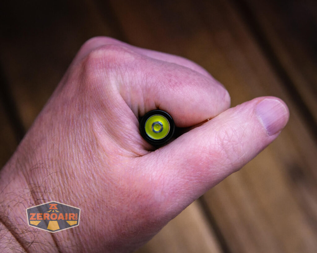 Acebeam PT20 portable EDC penlight in hand
