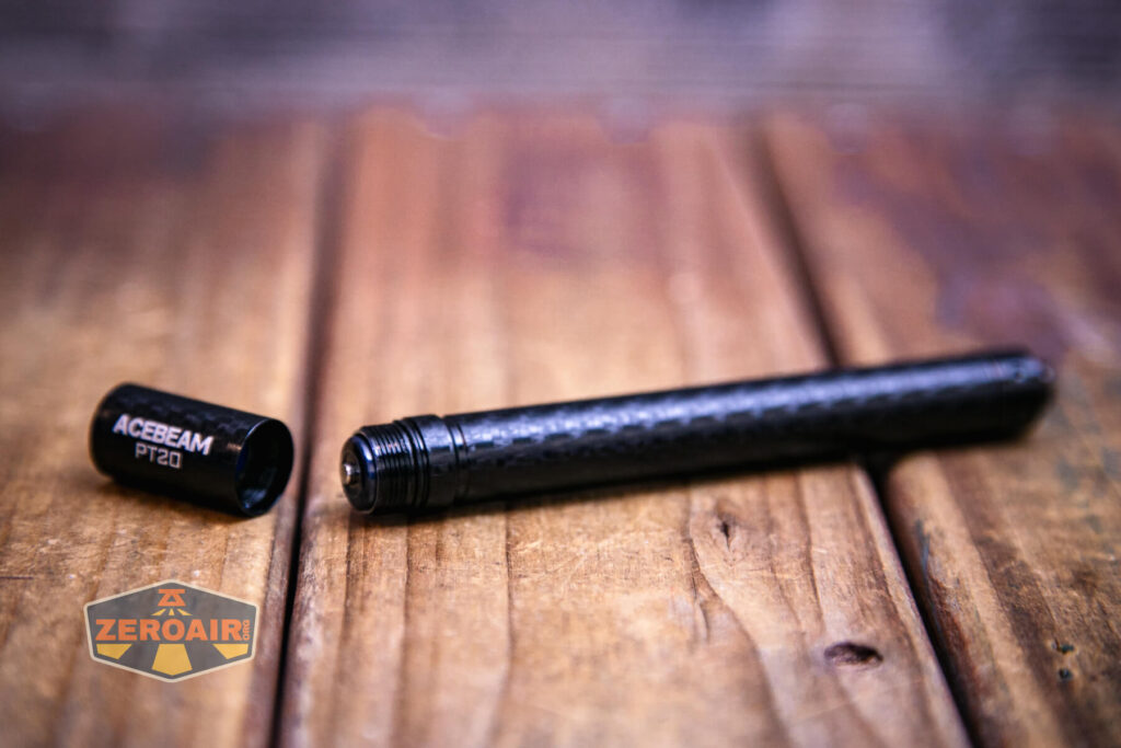 Acebeam PT20 portable EDC penlight with included 10800 installed