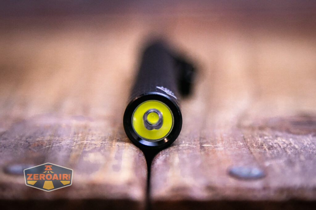 Acebeam PT20 portable EDC penlight emitter detail