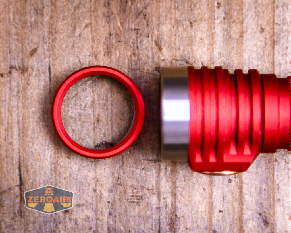 Emisar D3AA 5700K flashlight original and optional bezel