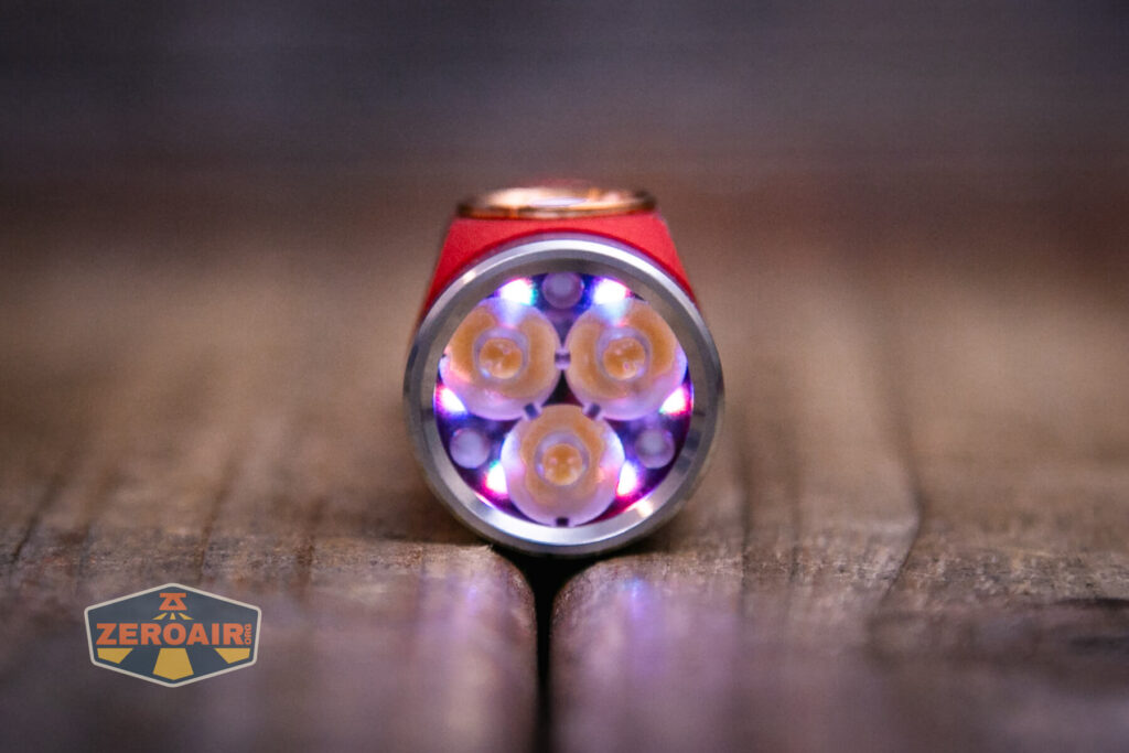 Emisar D3AA 5700K flashlight secondary emitters on