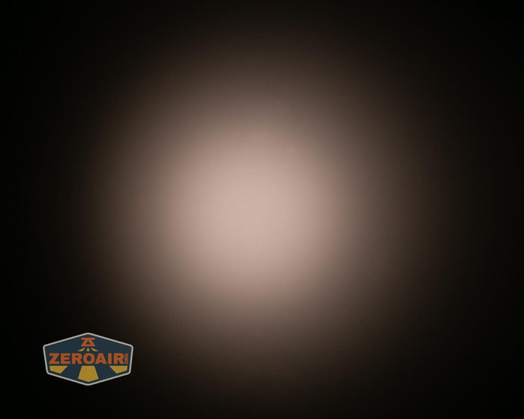 Emisar D3AA 5700K flashlight beamshots on ceiling