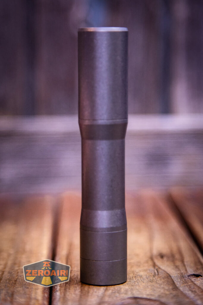 Exceed Designs Rampant R8 flashlight showing all sides