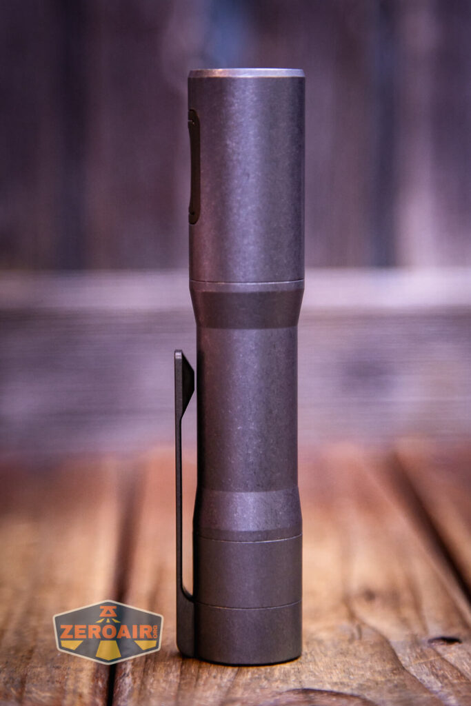 Exceed Designs Rampant R8 flashlight showing all sides