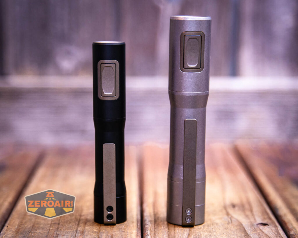 Exceed Designs Rampant R8 flashlight Exceed Designs Rampant R4 flashlight