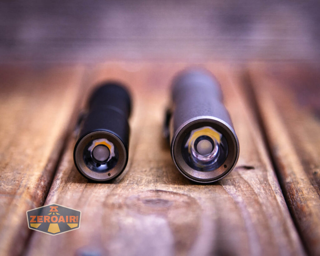 Exceed Designs Rampant R8 flashlight Exceed Designs Rampant R4 flashlight