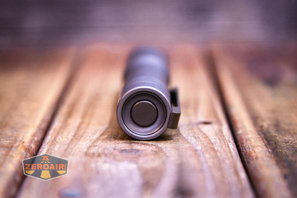 Exceed Designs Rampant R8 flashlight mechanical tail switch