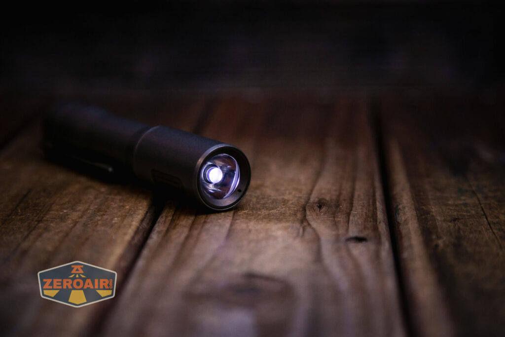 Exceed Designs Rampant R8 flashlight emitter on
