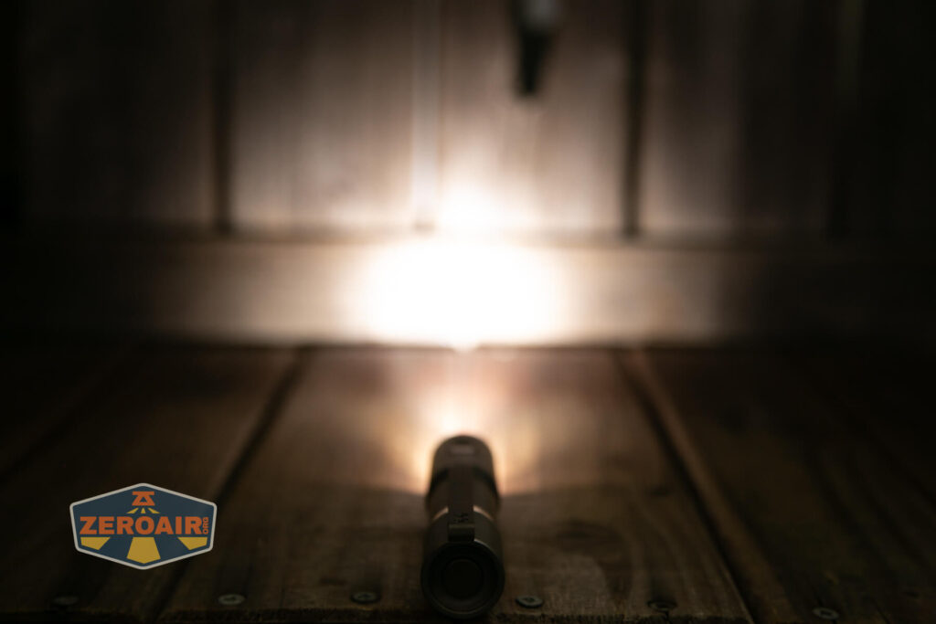 Exceed Designs Rampant R8 flashlight emitter on