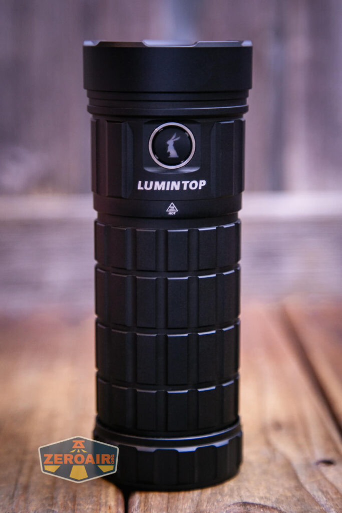 Lumintop GT18 flashlight showing all sides