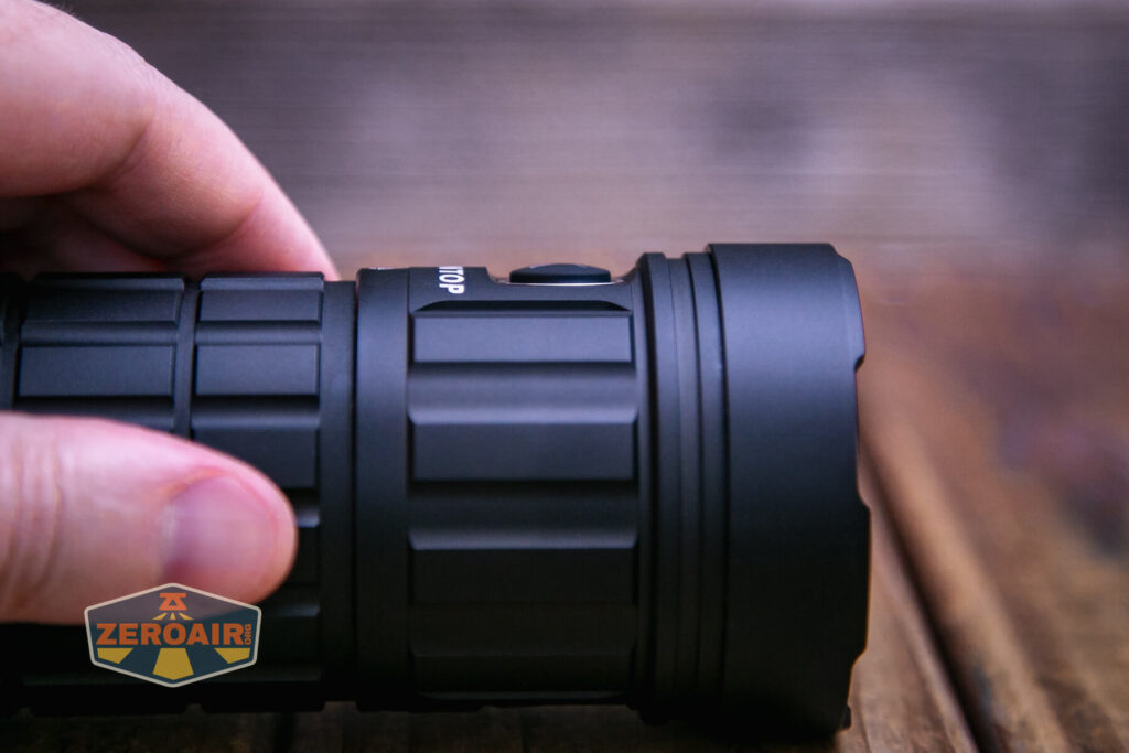 Lumintop GT18 flashlight e-switch profile