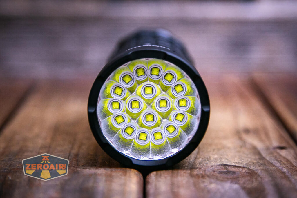 Lumintop GT18 flashlight emitter array