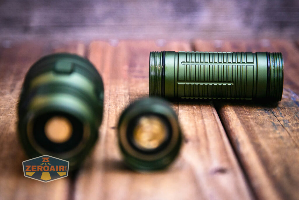 Lumintop W2 LED flashlight cell tube