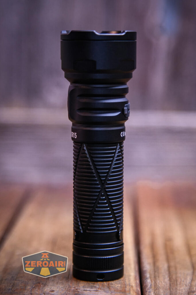 Sofirn SR15 rechargeable flashlight showing all sides