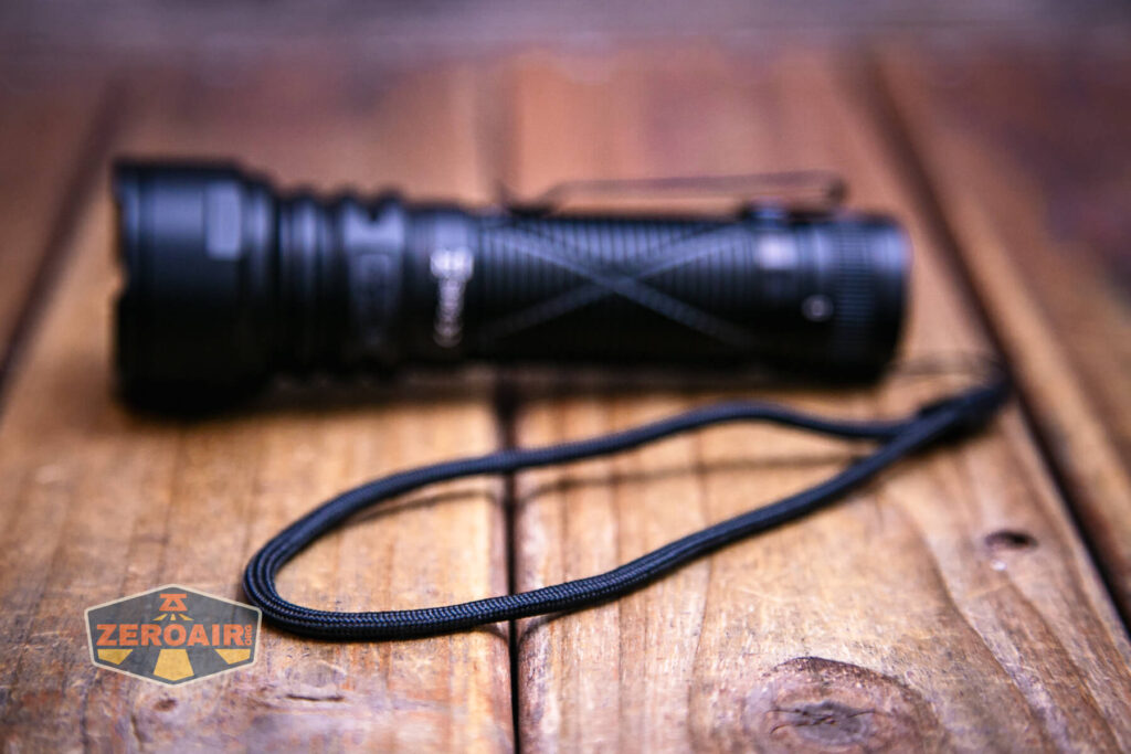 Sofirn SR15 rechargeable flashlight lanyard