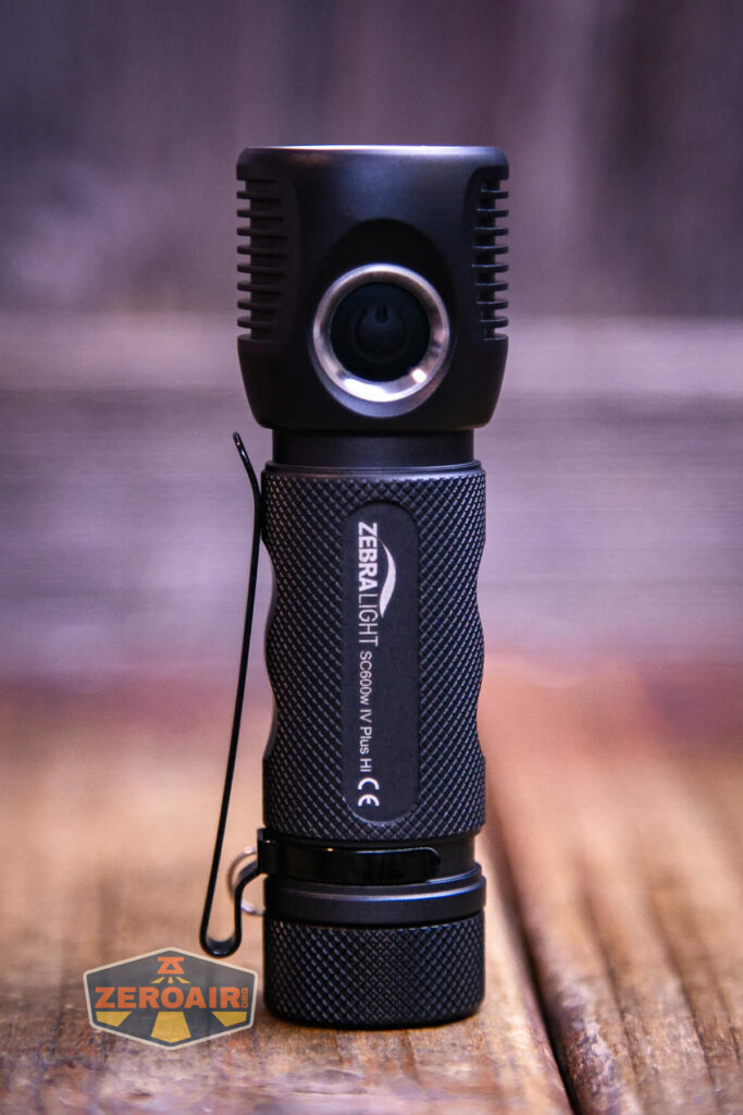 Zebralight SC600w IV Plus HI flashlight showing all sides
