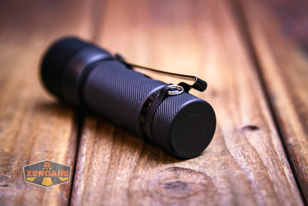 Zebralight SC600w IV Plus HI flashlight pocket clip